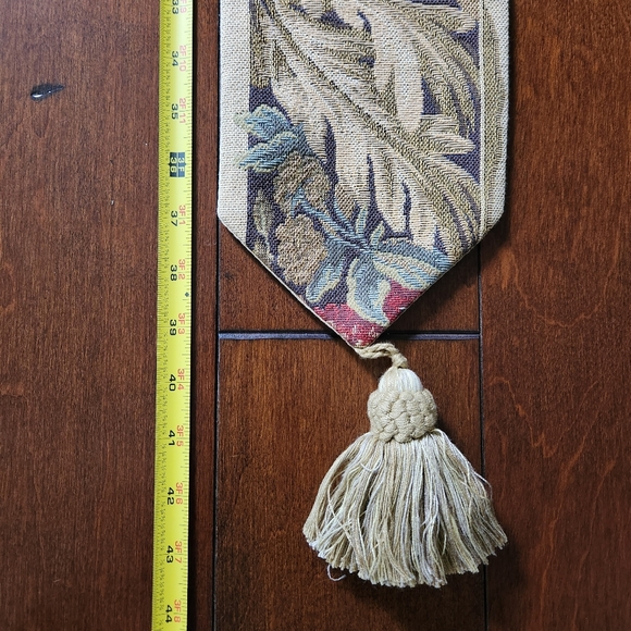 Vintage Metrax Craye Flemish Tapestries Bell Pull Brass - Picture 9 of 12